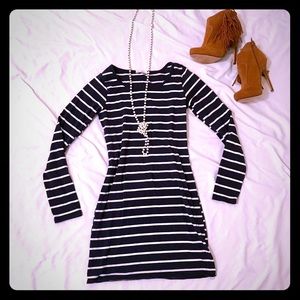 Navy Stripe Bodycon